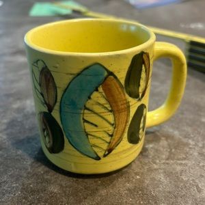 Vintage COTC Korea stoneware mug tea cup speckled MCM